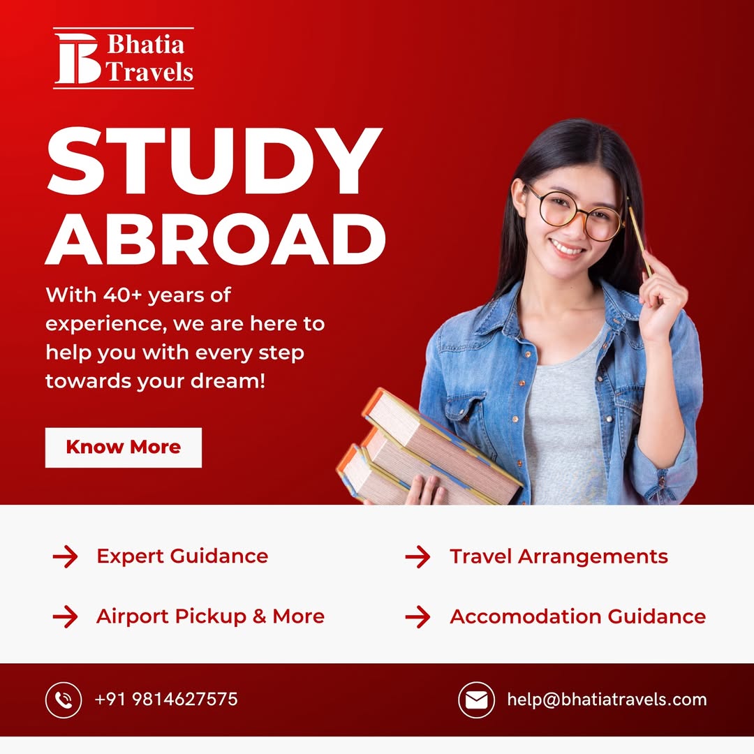 Study Abroad with Bhatia Travels